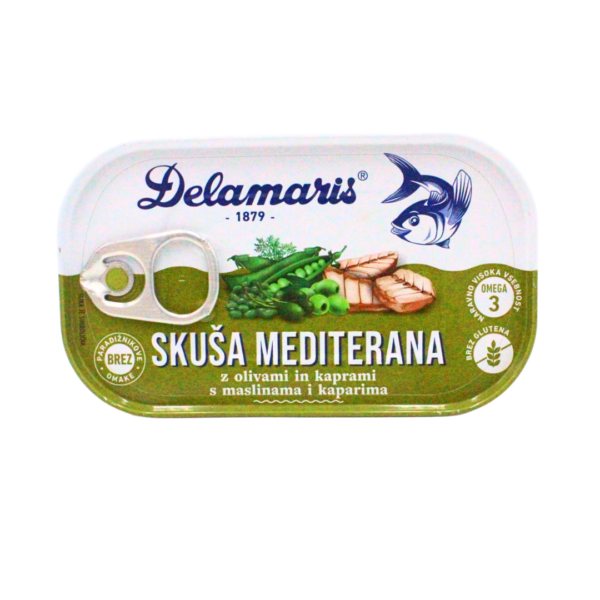 Skuša mediterana 125g Delamaris