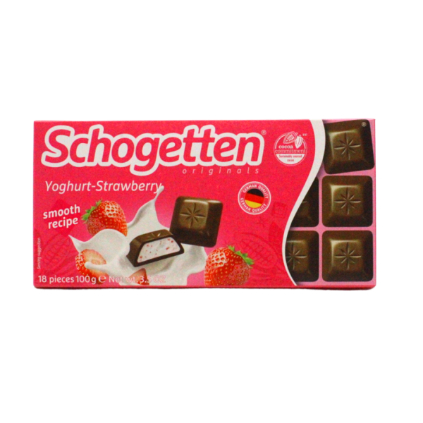 Čokolada Schogetten jogurt&jagoda 100g