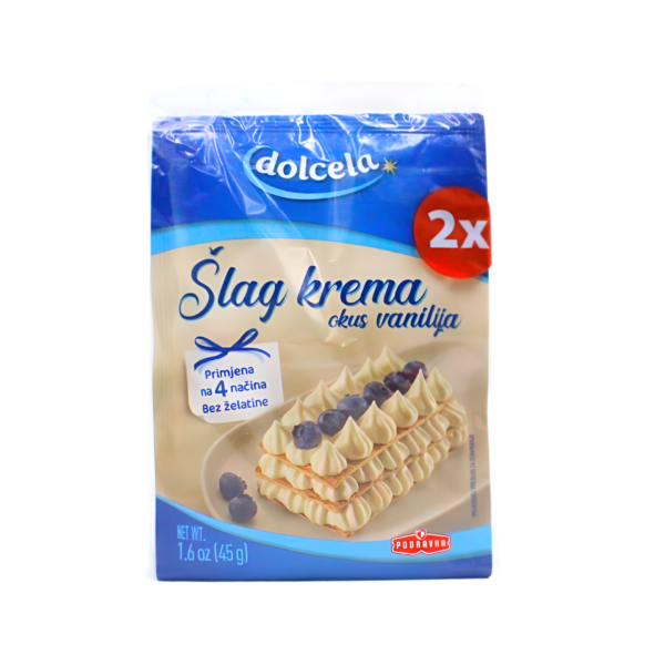 Šlag krema vanilija 2/1 Dolcela