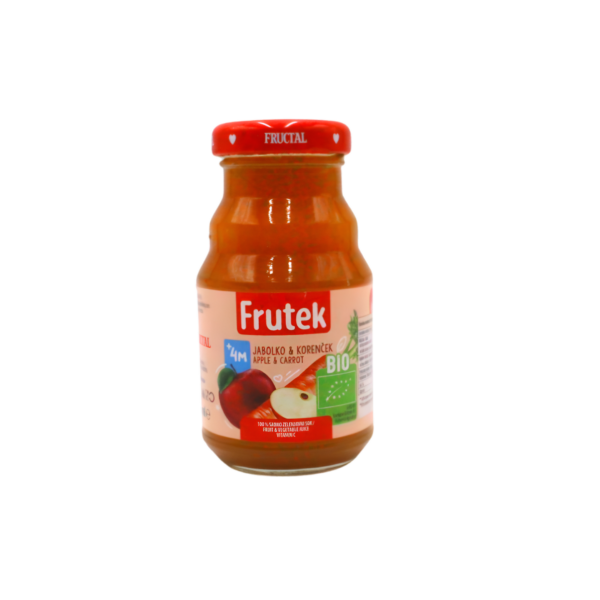 Frutek sok od jabuke i mrkve, 4+ mj, 125ml