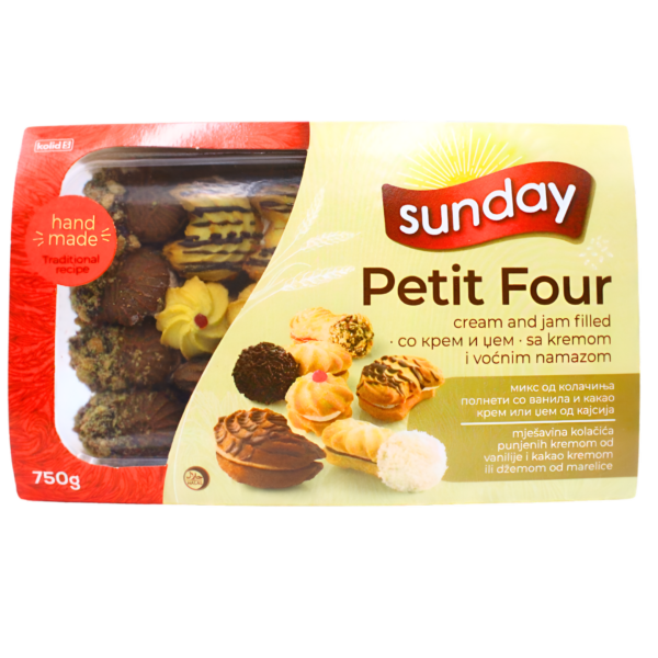 Mješavina kolača punjenih kremom,Sunday 750 g