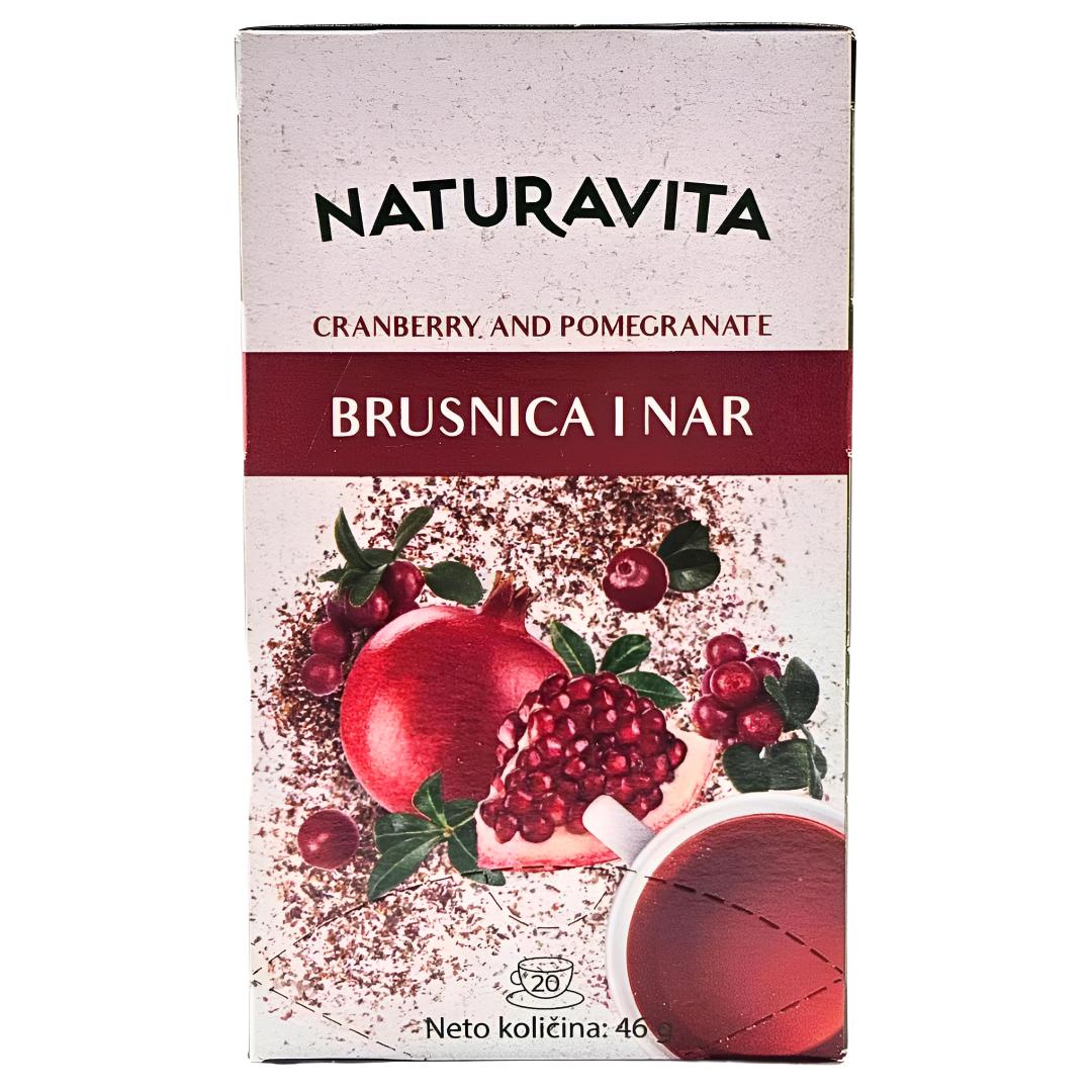 slika 13 Čaj brusnica i nar 46 g Naturavita - Image 1