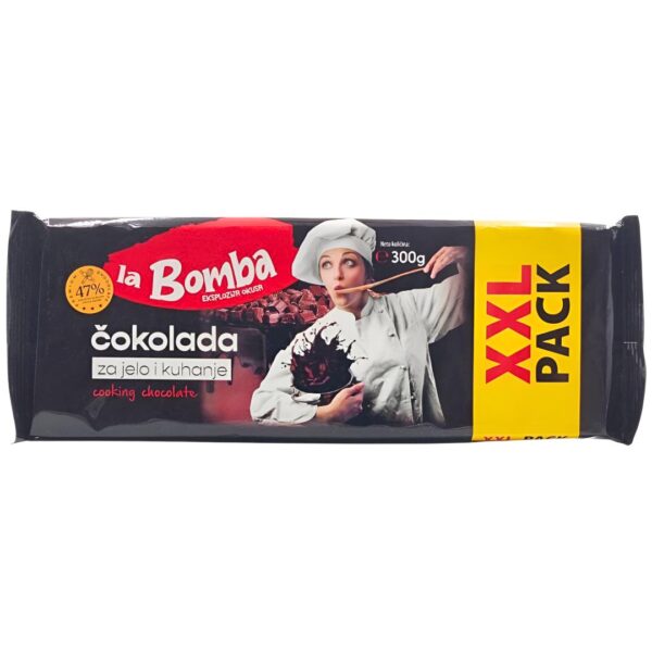 Čokolada za jelo i kuhanje  XXL 300 g La Bomba