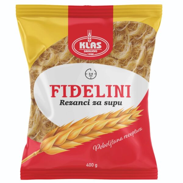 Tjestenina Fidelini 400g Klas